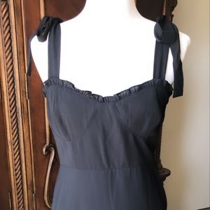 Forever21 Black Shoulder Bow Dress